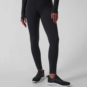 Athleta Altitude Tight in Polartec Power Stretch legging xs black